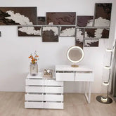 Bellemave® Extended Desktop 10 Drawers Chest of Drawer without Handle - Bellemave